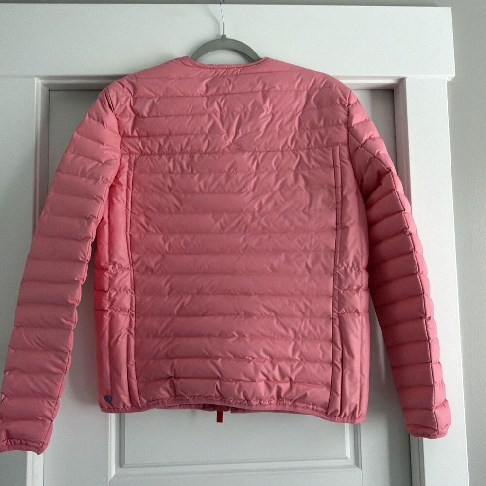 Hunter Pink Thin Down Layer QuiltedPuffer Jacket Coat medium - Picture 6 of 9